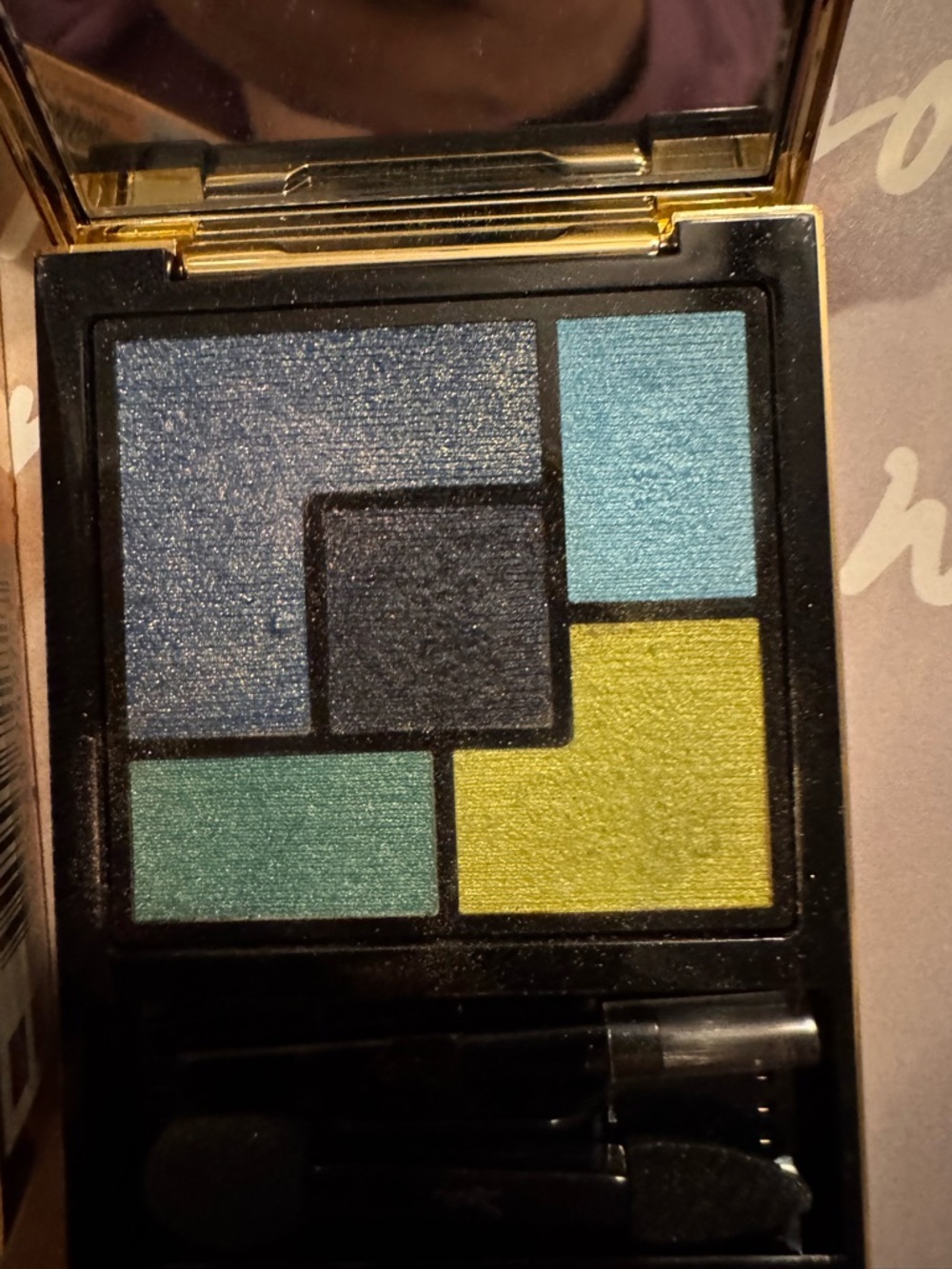 YSL Eyeshadow Palette in Teal, Lime & Aqua Greens # 10 - Picture 3 of 4
